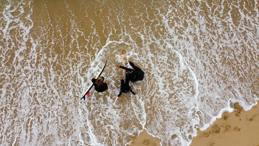 Surfing lessons at Ericeira World Surf Recognized - Meeting at the Boardriders parking lot