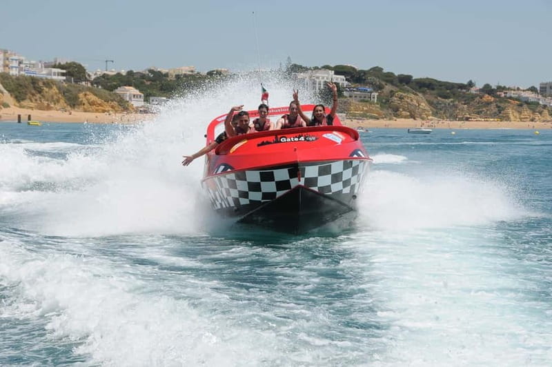 Thrilling 30-Minute Jet Boat Ride in the Algarve - Caves, rock formations, and a short sightseeing pause