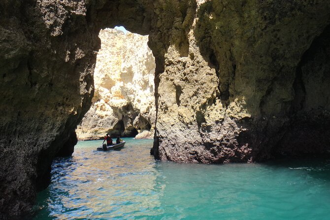 Tour to inside the Caves /Grottos the Ponta da Piedade -Lagos - The 75-minute route along Lagos