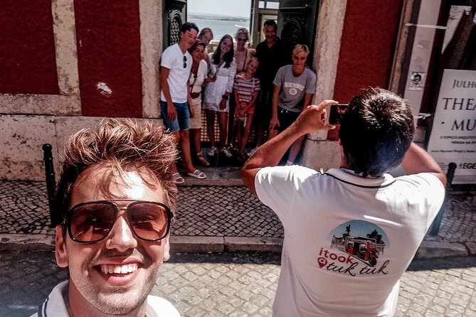 True 4Hour Private Tuk Tuk Tour: Discover Lisbon with a Local! - Lisbon Cathedral and the first climb